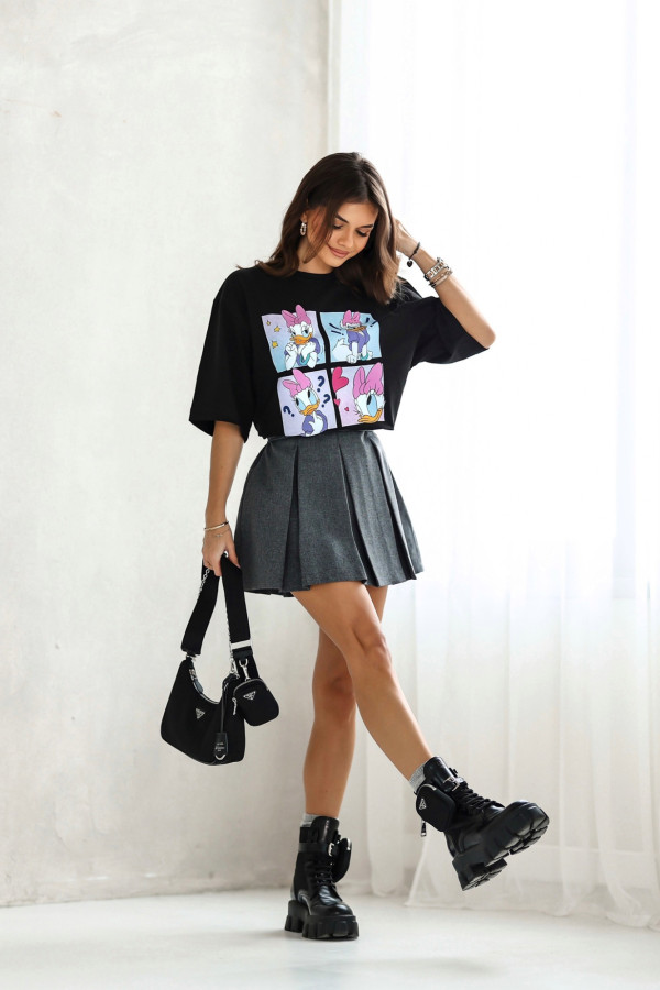 T-SHIRT DAISY| BLACK 1