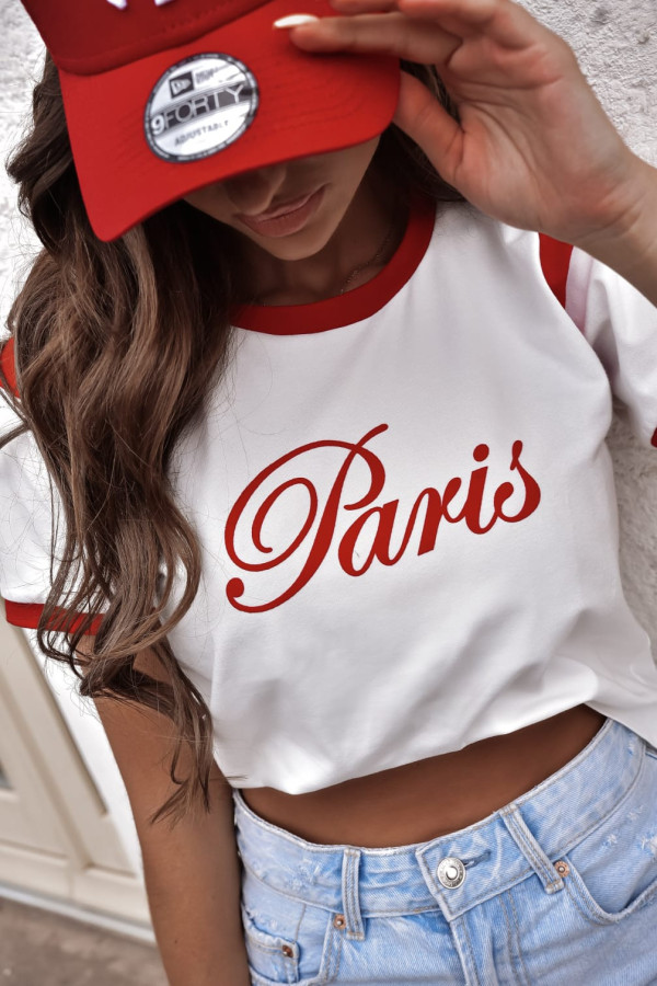 T-SHIRT PARIS| RED 2