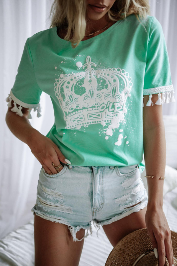 T-SHIRT BOHO QUEEN| MINT