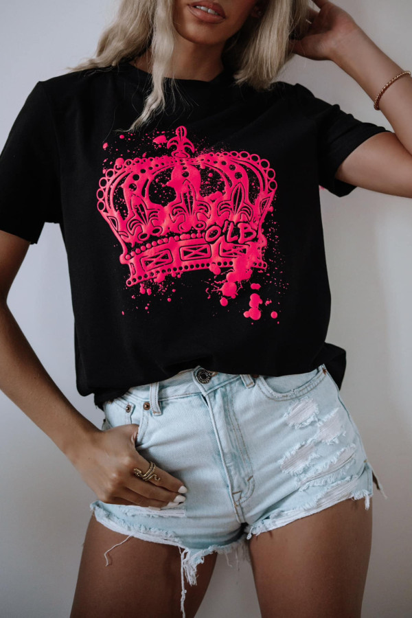 T-SHIRT WAYANA QUEEN| BLACK 2