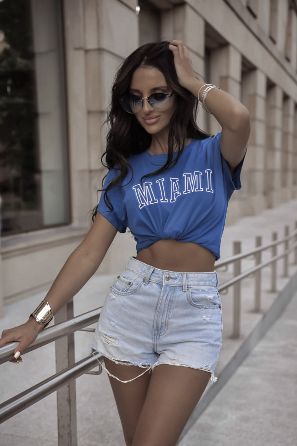 T-SHIRT MIAMI|BLUE 2