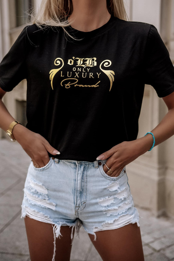 T-SHIRT THE GOLD OLB| CZARNY 1