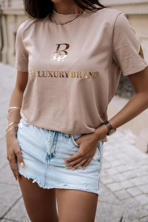 T-SHIRT DUBAI QUEEN| BEIGE