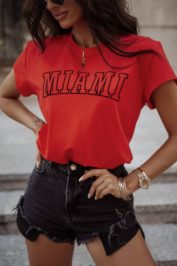 T-SHIRT MIAMI|RED