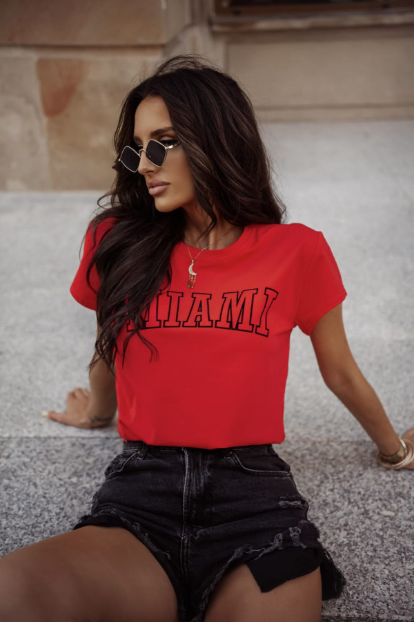 T-SHIRT MIAMI|RED 2