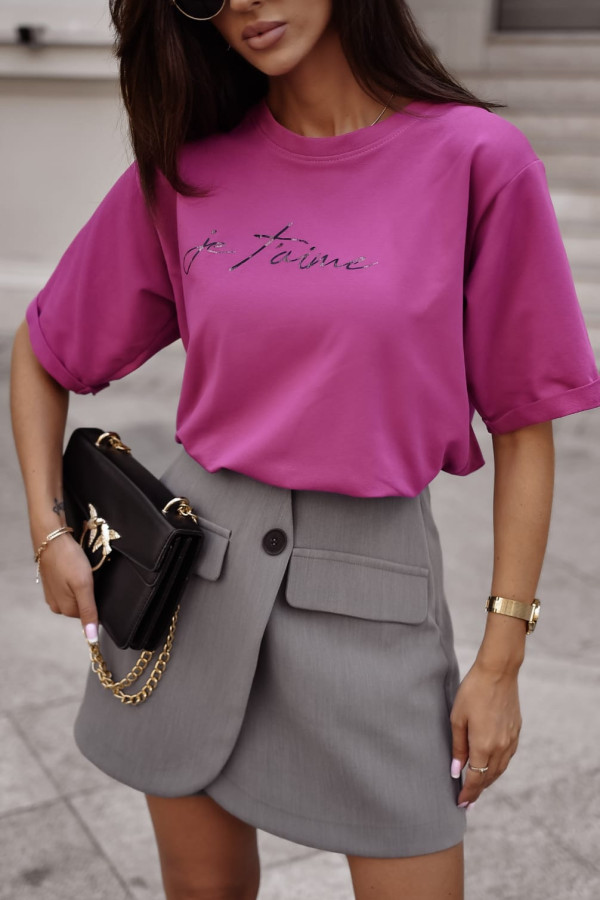 T-SHIRT JE T AIME | PINK