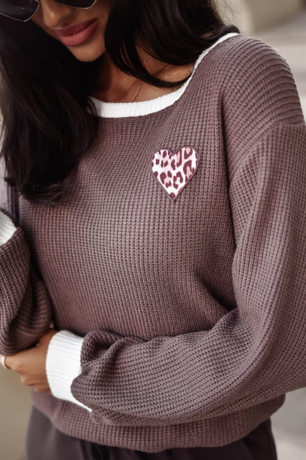 SWETER SWEET HEART| CZEKOLADA