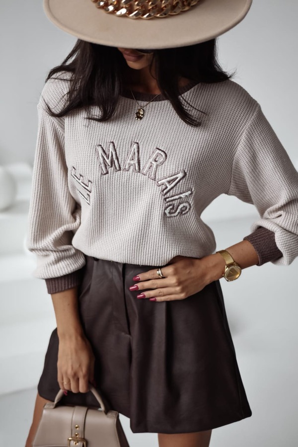 SWETER LE MARAIS| LATTE