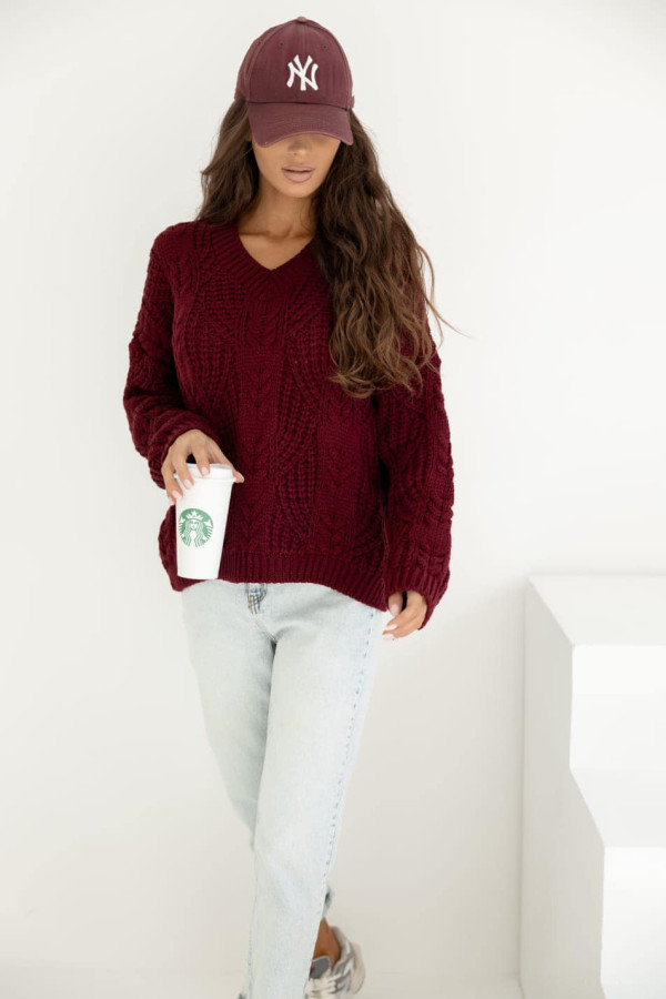 SWETER EVEREST BOCCA| BURGUND 1