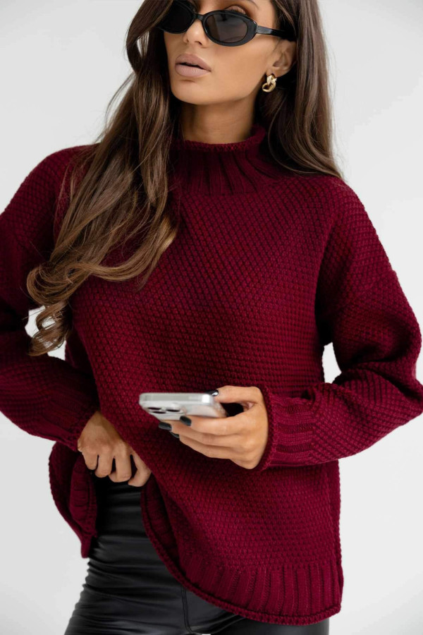 SWETER MALMO BOCCA| BORDO