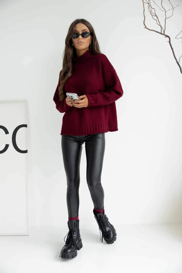 SWETER MALMO BOCCA| BORDO 2