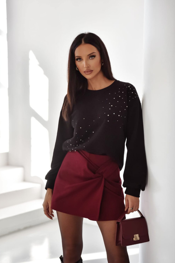 BLUZA DELICATE BLING| BLACK 1