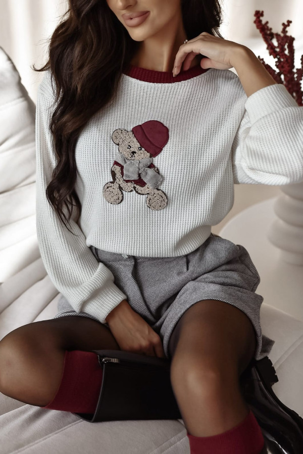 SWETER WINTER TEDDY| ECRU