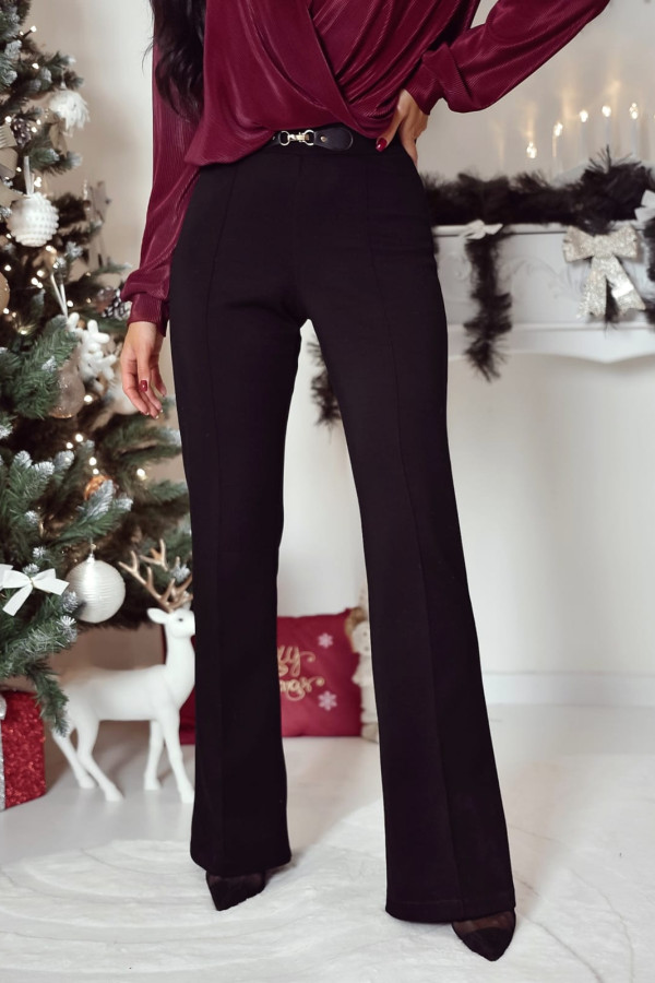 ELASTYCZNE SPODNIE MERRY CLASSICA| BLACK