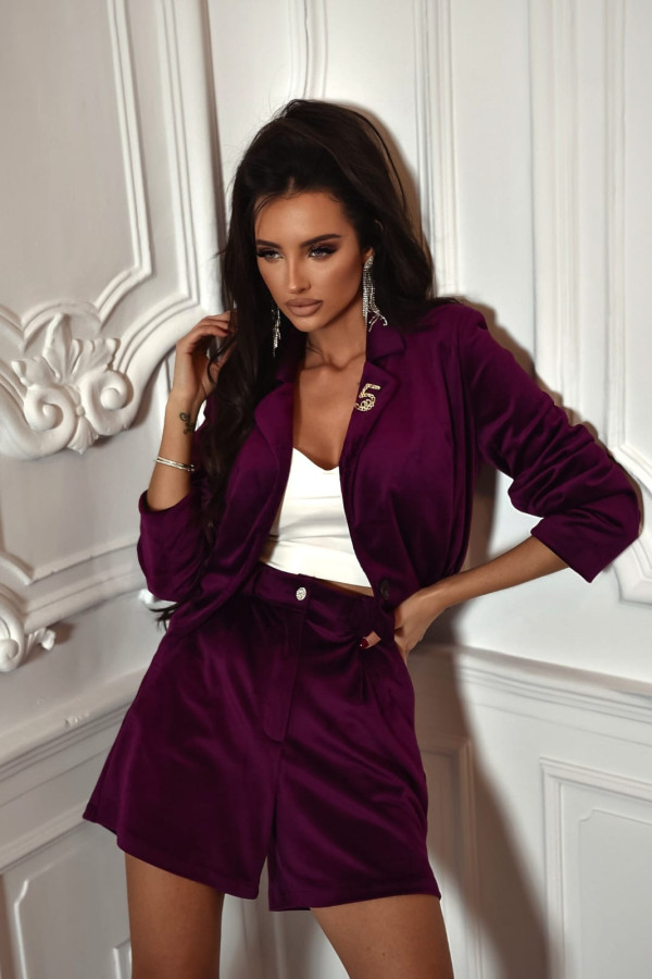 MARYNARKA PARISIAN ELEGANCE VELVET