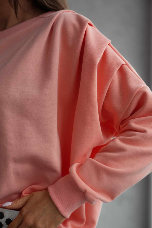 OVERSIZOVA BLUZA PARIS| PEACH