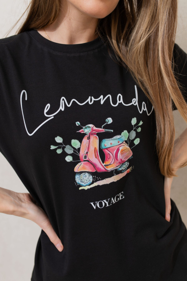 T-SHIRT LEMONADA VOYAGE | BLACK