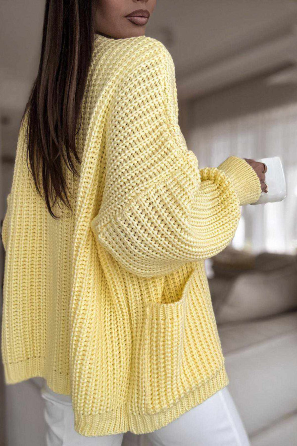 SWETER NARZUTKA BOCCA | LEMON 4