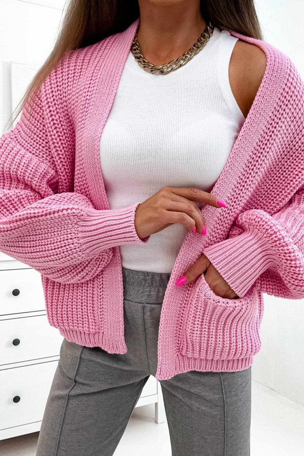 SWETER NARZUTKA BOCCA | SWEET PINK