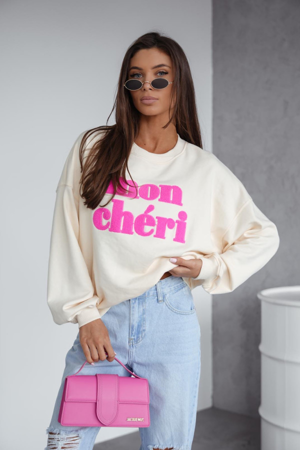 BLUZA MON CHERI| CREAM PINK