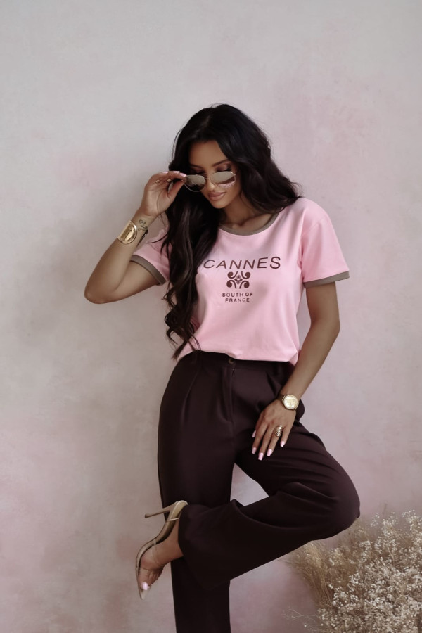 T-SHIRT CANNES| CANDY PINK 1