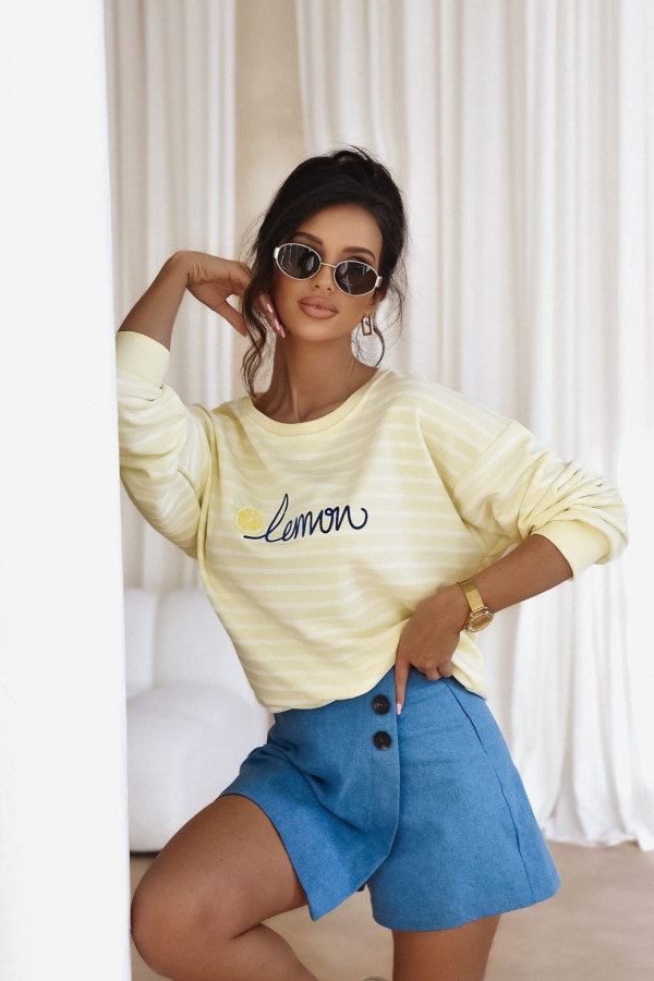 BLUZA LEMON W PASECZKI 2