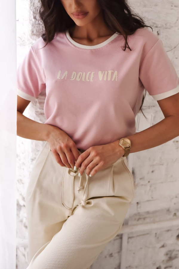 T-SHIRT LA DOLCE VITA| PUDER WANILIA