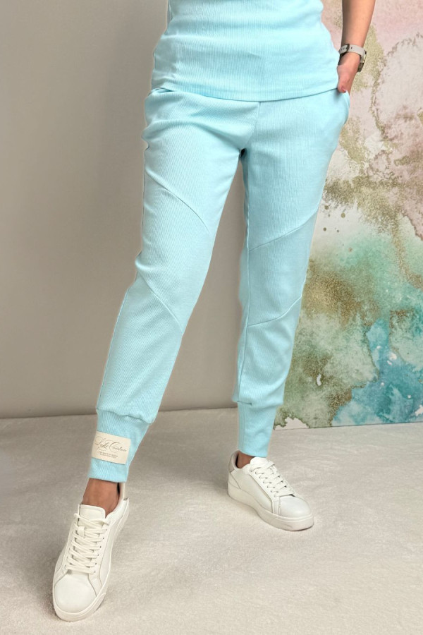 PRĄŻKOWANY ELASTYCZNY KOMPLET SUMMER | BLUE 3