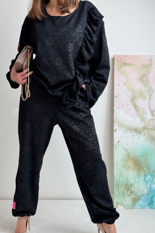 KOMPLET MADAME FLOWERS| BLACK 1