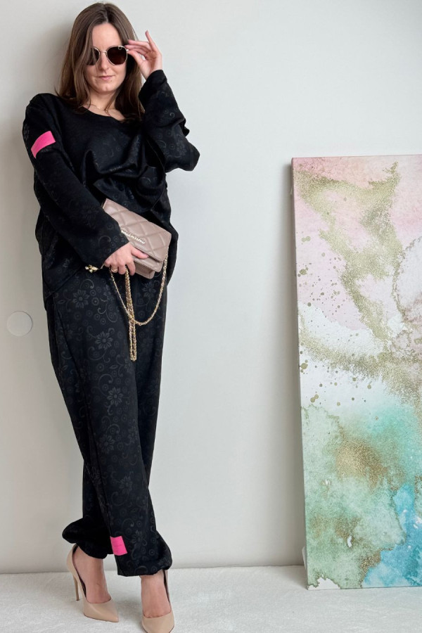 KOMPLET MADAME FLOWERS| BLACK 2