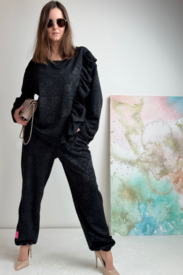 KOMPLET MADAME FLOWERS| BLACK 3