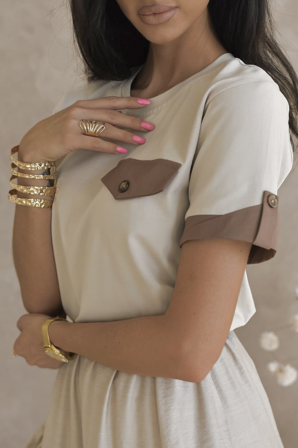 T-SHIRT SAVANNA| MOCCA CHOCO 1