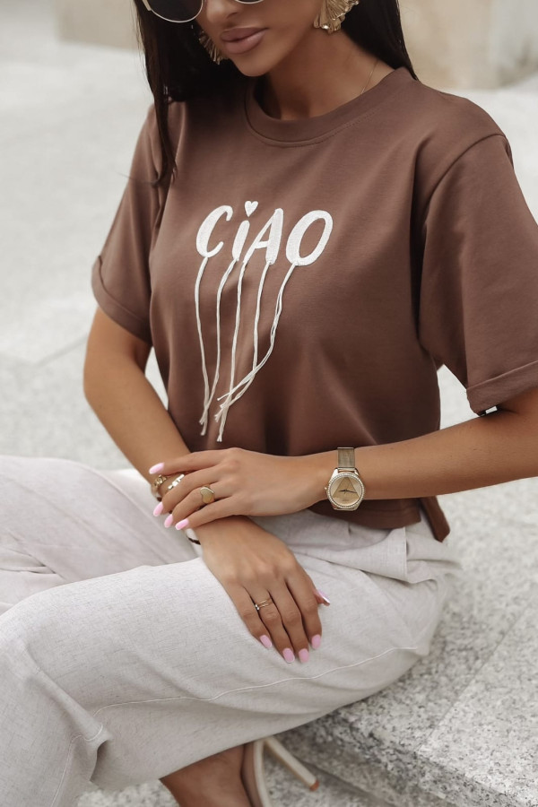T-SHIRT CIAO| CZEKOLADA