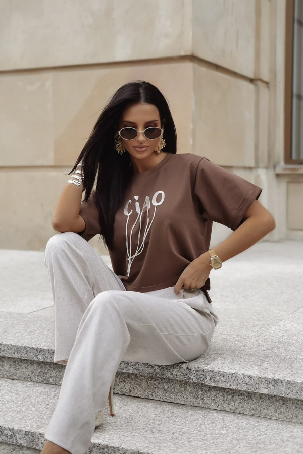 T-SHIRT CIAO| CZEKOLADA 2