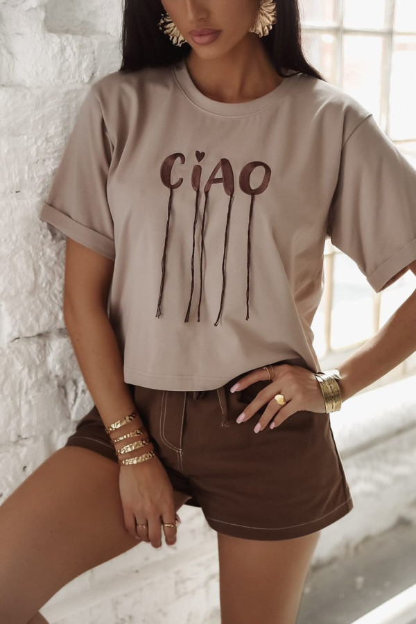 T-SHIRT CIAO| MOCCA