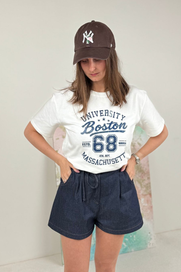 T-SHIRT BOSTON| WHITE