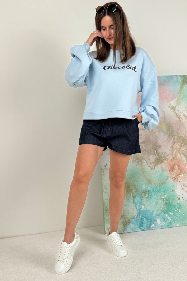 BLUZA CHOCOLAT| BŁĘKIT 2