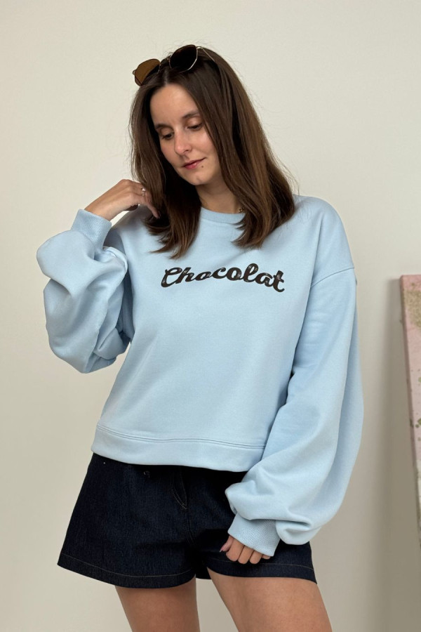 BLUZA CHOCOLAT| BŁĘKIT 3