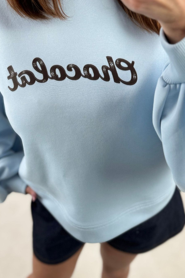 BLUZA CHOCOLAT| BŁĘKIT 4