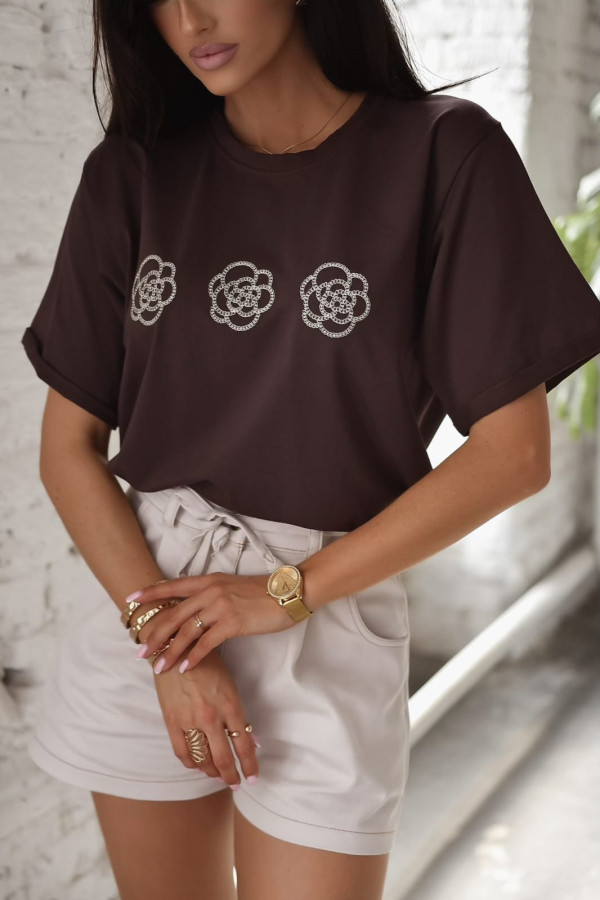 T-SHIRT CHOCO FLOWERS