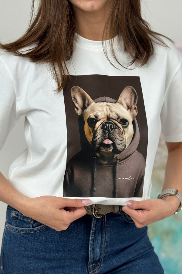 T-SHIRT BULDOG| ECRU 5