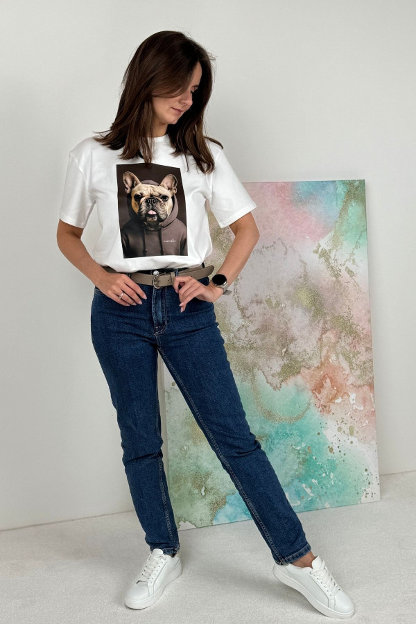 T-SHIRT BULDOG| ECRU 6