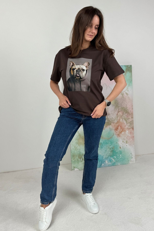 T-SHIRT BULDOG NOODA| DUBAJSKA CZEKOLADA 1
