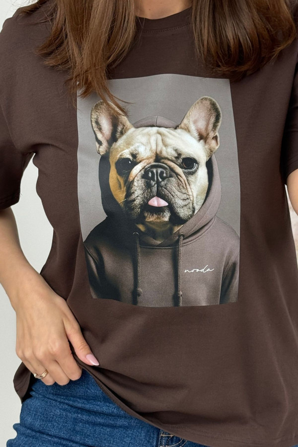 T-SHIRT BULDOG NOODA| DUBAJSKA CZEKOLADA