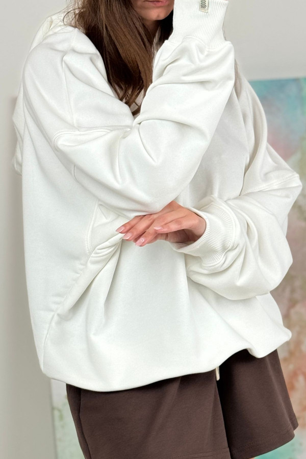 OVERSIZOVA BLUZA NOODA PREMIUM| ECRU 8